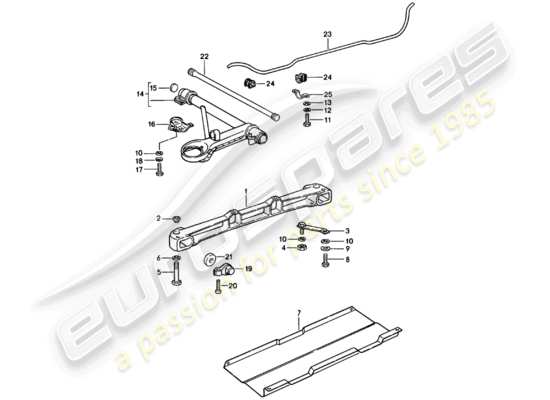 a part diagram from the Porsche 911 parts catalogue