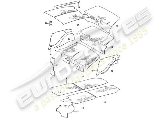 a part diagram from the Porsche 911 parts catalogue