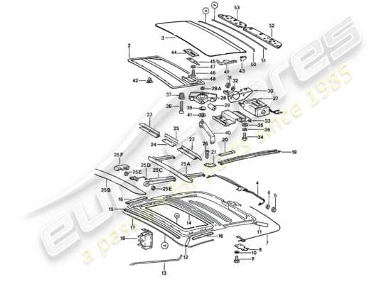 a part diagram from the Porsche 911 parts catalogue