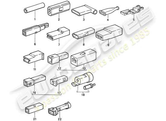 a part diagram from the Porsche 911 (1980) parts catalogue