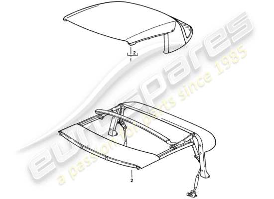 a part diagram from the Porsche 911 parts catalogue