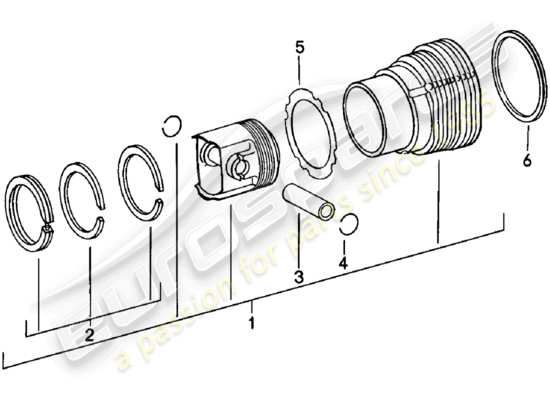 a part diagram from the Porsche 911 (1982) parts catalogue