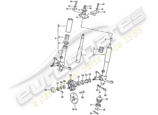 a part diagram from the Porsche 911 parts catalogue