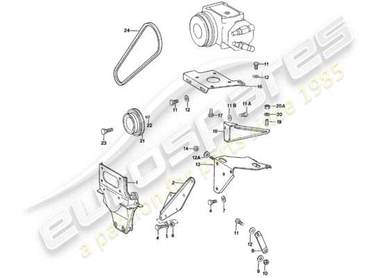 a part diagram from the Porsche 911 parts catalogue