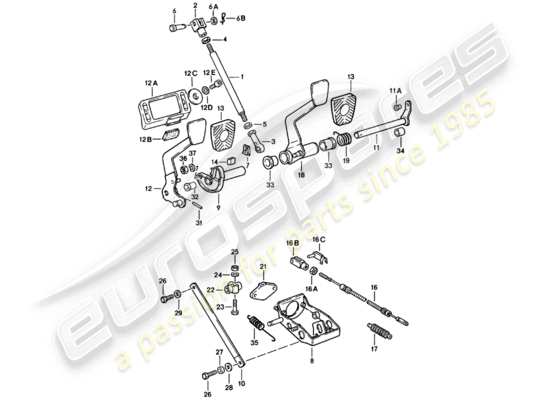 a part diagram from the Porsche 911 parts catalogue