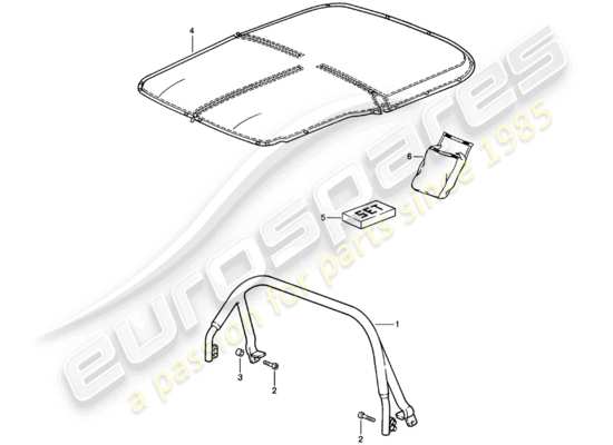 a part diagram from the Porsche 911 (1983) parts catalogue