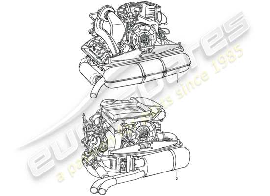 a part diagram from the Porsche 911 (1984) parts catalogue