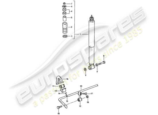 a part diagram from the Porsche 911 (1984) parts catalogue