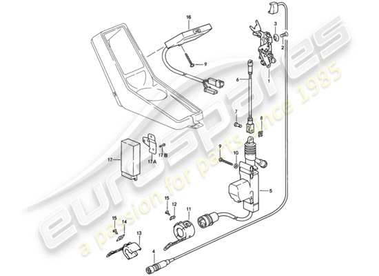 a part diagram from the Porsche 911 (1984) parts catalogue