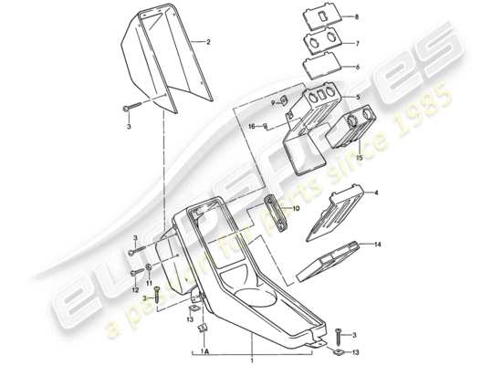 a part diagram from the Porsche 911 parts catalogue