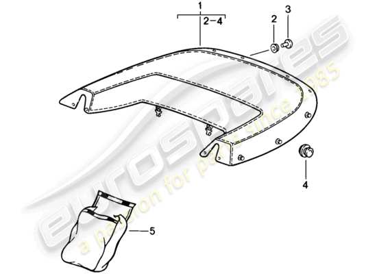 a part diagram from the Porsche 911 parts catalogue