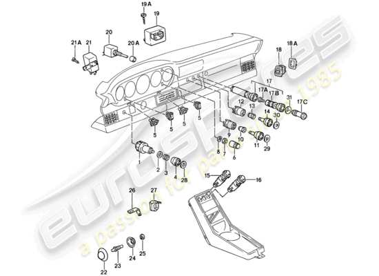 a part diagram from the Porsche 911 parts catalogue