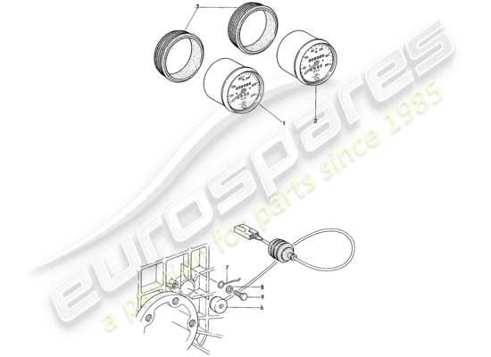 a part diagram from the Porsche 911 parts catalogue