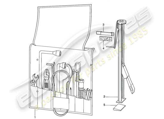 a part diagram from the Porsche 911 parts catalogue