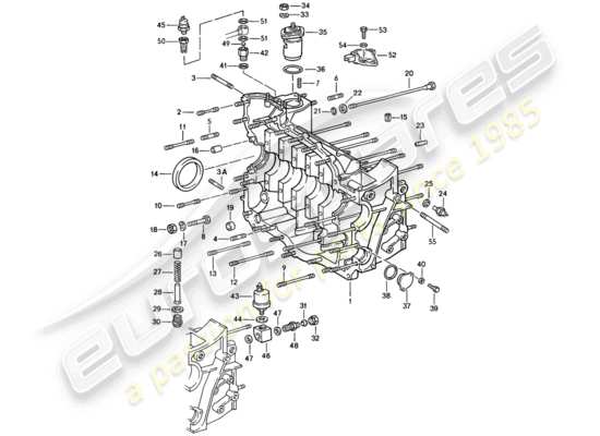 a part diagram from the Porsche 911 parts catalogue