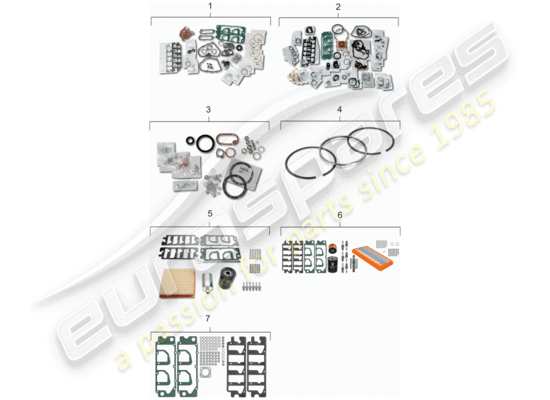 a part diagram from the Porsche 911 parts catalogue