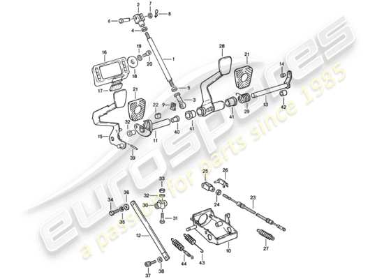 a part diagram from the Porsche 911 parts catalogue