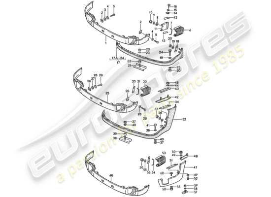 a part diagram from the Porsche 911 parts catalogue