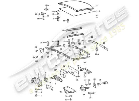 a part diagram from the Porsche 911 parts catalogue