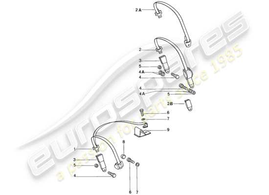 a part diagram from the Porsche 911 parts catalogue