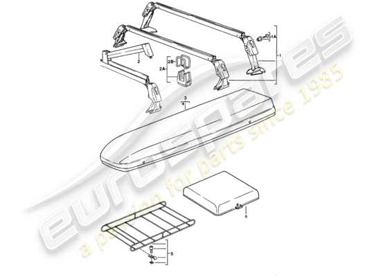 a part diagram from the Porsche 911 parts catalogue