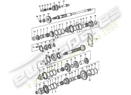 a part diagram from the Porsche 911 parts catalogue