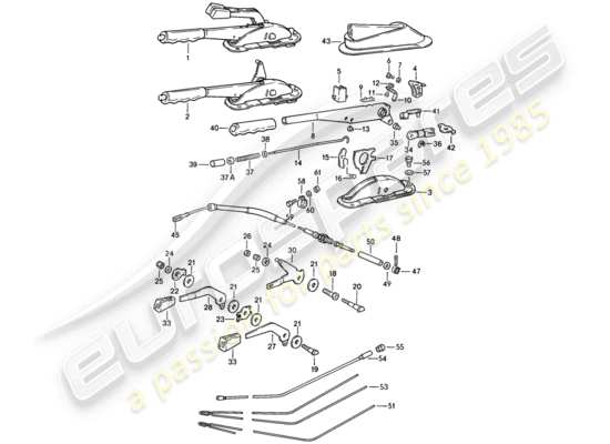 a part diagram from the Porsche 911 parts catalogue