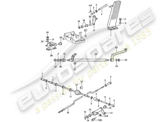 a part diagram from the Porsche 911 parts catalogue