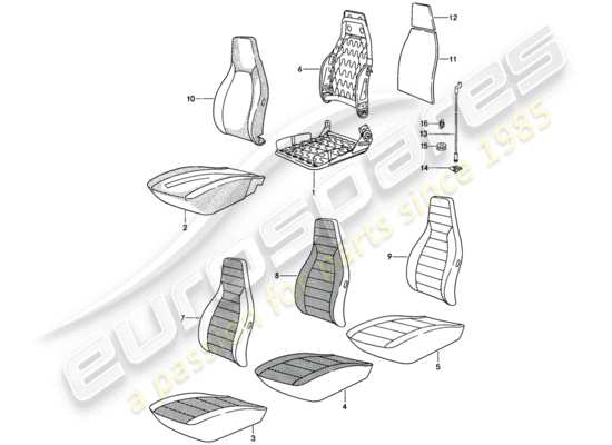 a part diagram from the Porsche 911 (1986) parts catalogue