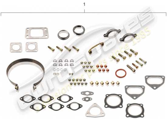 a part diagram from the Porsche 911 (1987) parts catalogue