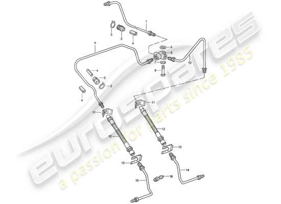 a part diagram from the Porsche 911 parts catalogue