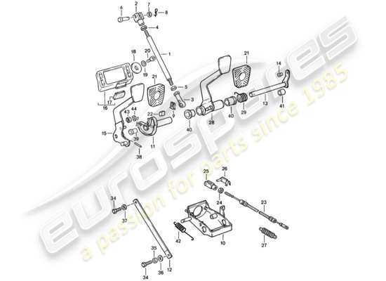 a part diagram from the Porsche 911 parts catalogue