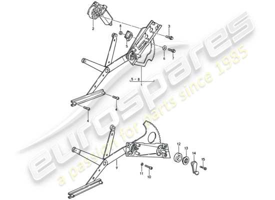 a part diagram from the Porsche 911 parts catalogue