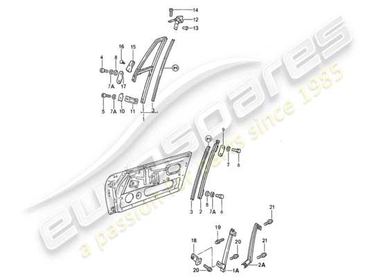 a part diagram from the Porsche 911 (1987) parts catalogue