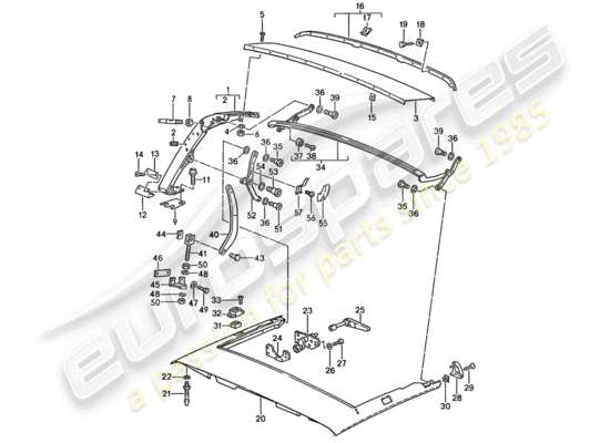 a part diagram from the Porsche 911 parts catalogue