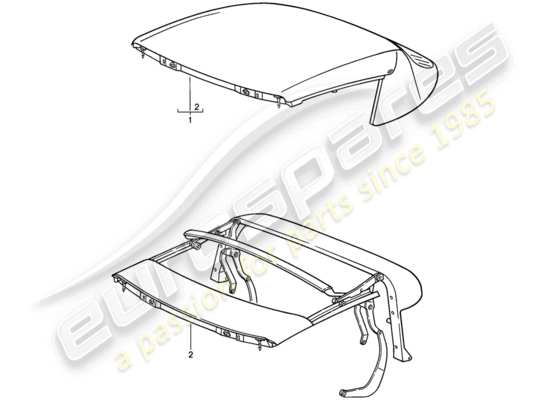 a part diagram from the Porsche 911 parts catalogue