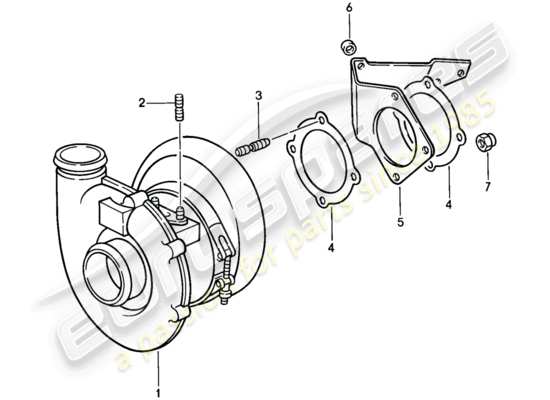 a part diagram from the Porsche 911 parts catalogue