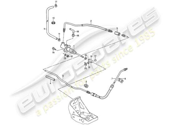 a part diagram from the Porsche 911 parts catalogue