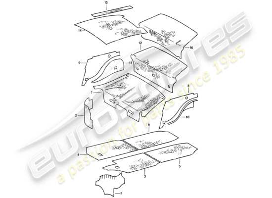 a part diagram from the Porsche 911 parts catalogue