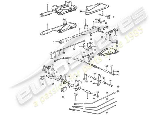 a part diagram from the Porsche 911 parts catalogue