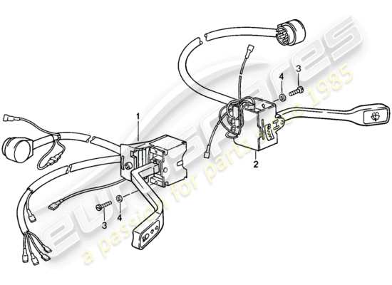 a part diagram from the Porsche 911 parts catalogue