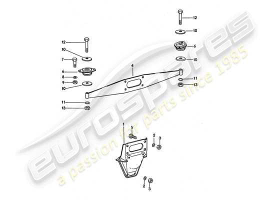 a part diagram from the Porsche 911 Turbo (1975) parts catalogue