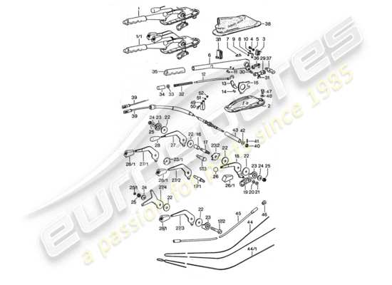 a part diagram from the Porsche 911 Turbo parts catalogue