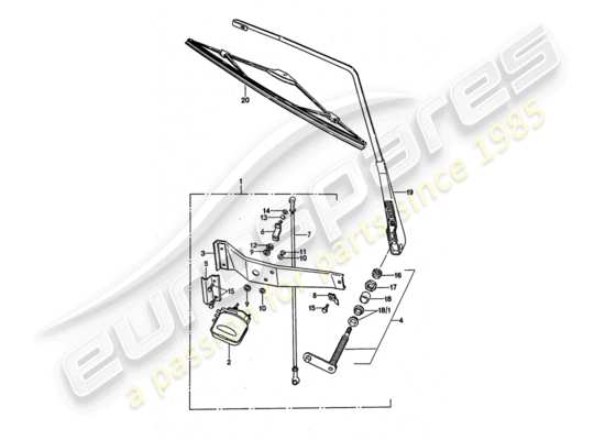 a part diagram from the Porsche 911 Turbo parts catalogue