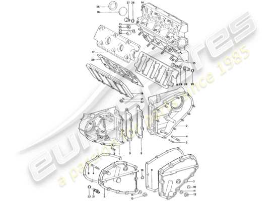 a part diagram from the Porsche 911 Turbo (1977) parts catalogue