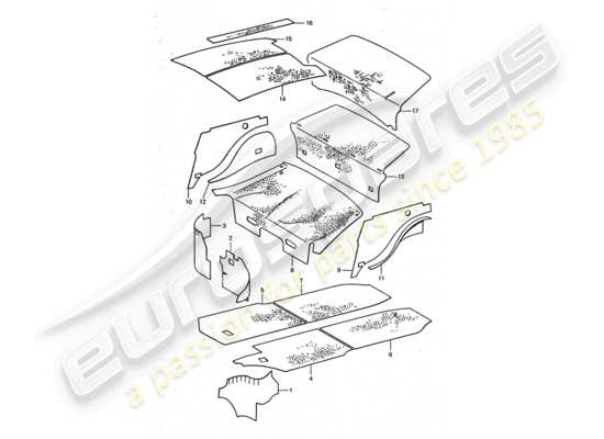 a part diagram from the Porsche 911 Turbo parts catalogue