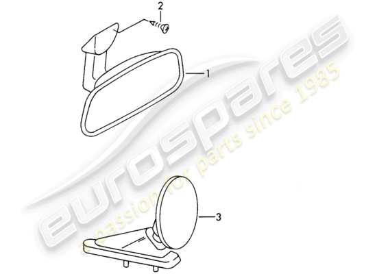 a part diagram from the Porsche 911/912 (1965) parts catalogue