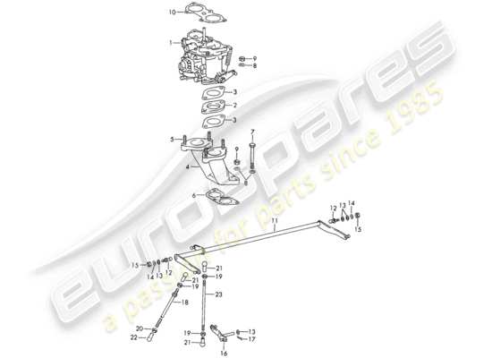 a part diagram from the Porsche 911/912 (1966) parts catalogue