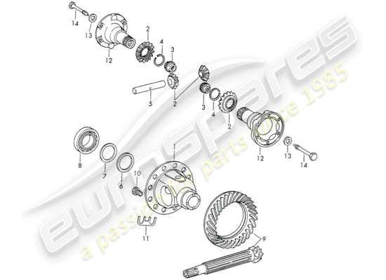 a part diagram from the Porsche 911/912 (1966) parts catalogue