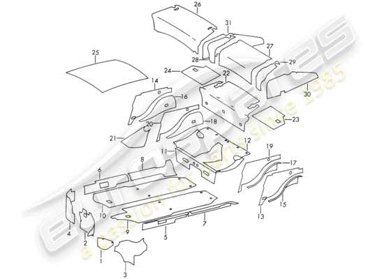 a part diagram from the Porsche 911/912 (1966) parts catalogue